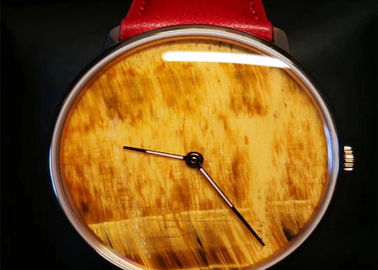 Κίνα Έξοχες τέχνες μόδας που χρησιμοποιούν το ρολόι Κινήματος χαλαζία πετρών με το φυσικό μαρμάρινο πίνακα προμηθευτής