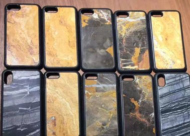 Κίνα Φυσικές πέτρινες τέχνες της Shell περίπτωσης κινητών τηλεφώνων που γοητεύουν το μαρμάρινο πολυ χρώμα προμηθευτής