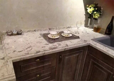 Κίνα Προσαρμοσμένα φανταχτερά άσπρα Prefab πέτρινα Countertops χαλαζία για το γραφείο κουζινών προμηθευτής