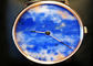 Γοητευτικό φυσικό πέτρινο ρολόι Κινήματος χαλαζία τεχνών με το φυσικό μαρμάρινο πίνακα προμηθευτής