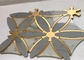 Ειδικό σχεδίου μαρμάρινο πέτρινο μετάλλων μωσαϊκών κεραμίδι τοίχων κεραμιδιών κανονικό εσωτερικό προμηθευτής
